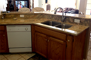 Imperial Gold Granite Kitchen