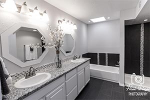 Pauline Gray Granite Bathroom