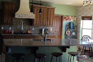 New Venetian Gold Granite Kitchen