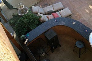 Tan Brown Granite Patio Counter