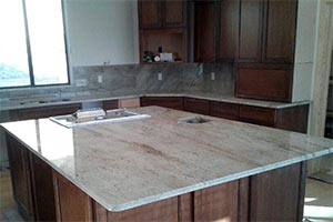 Cashmere Cream Granite Kitchen