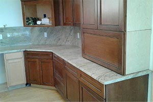 Cashmere Cream Granite Kitchen