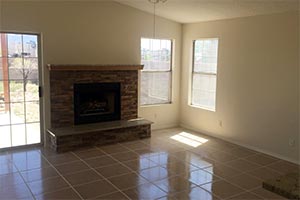 Cashmere Gold Granite Fireplace