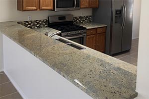 Cashmere Gold Granite Kitchen Countertops