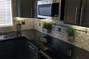 Angola Black Granite Kitchen