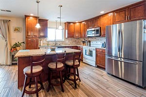 Timberlake Rushmore Cabinets and Giallo Ornamental Granite