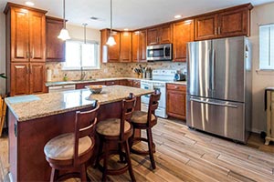 Timberlake Rushmore Cabinets and Giallo Ornamental Granite